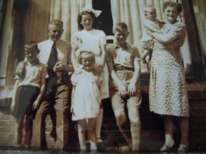 Foto familie Hans Bongers in oorlog