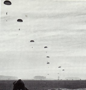 Landing Poolse parachutisten