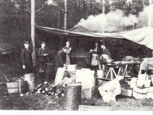 Gezamenlijke keuken in het openluchtmuseum